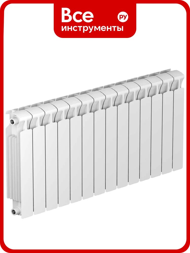 Биметаллический радиатор RIFAR MONOLIT 500 14 секц. бок. R-MN-500-14