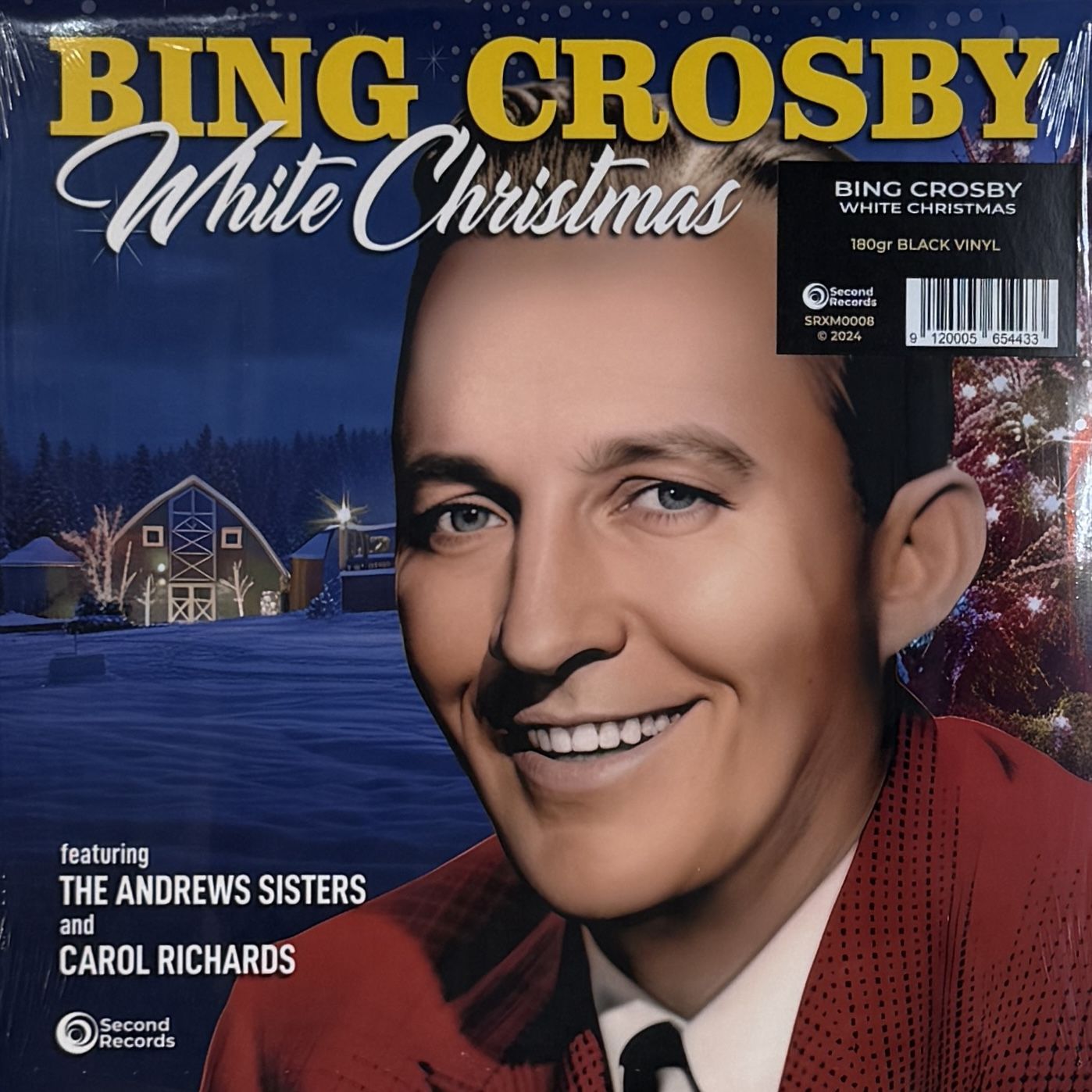 Виниловая пластинка Bing Crosby White Christmas (Европа 2025г.)