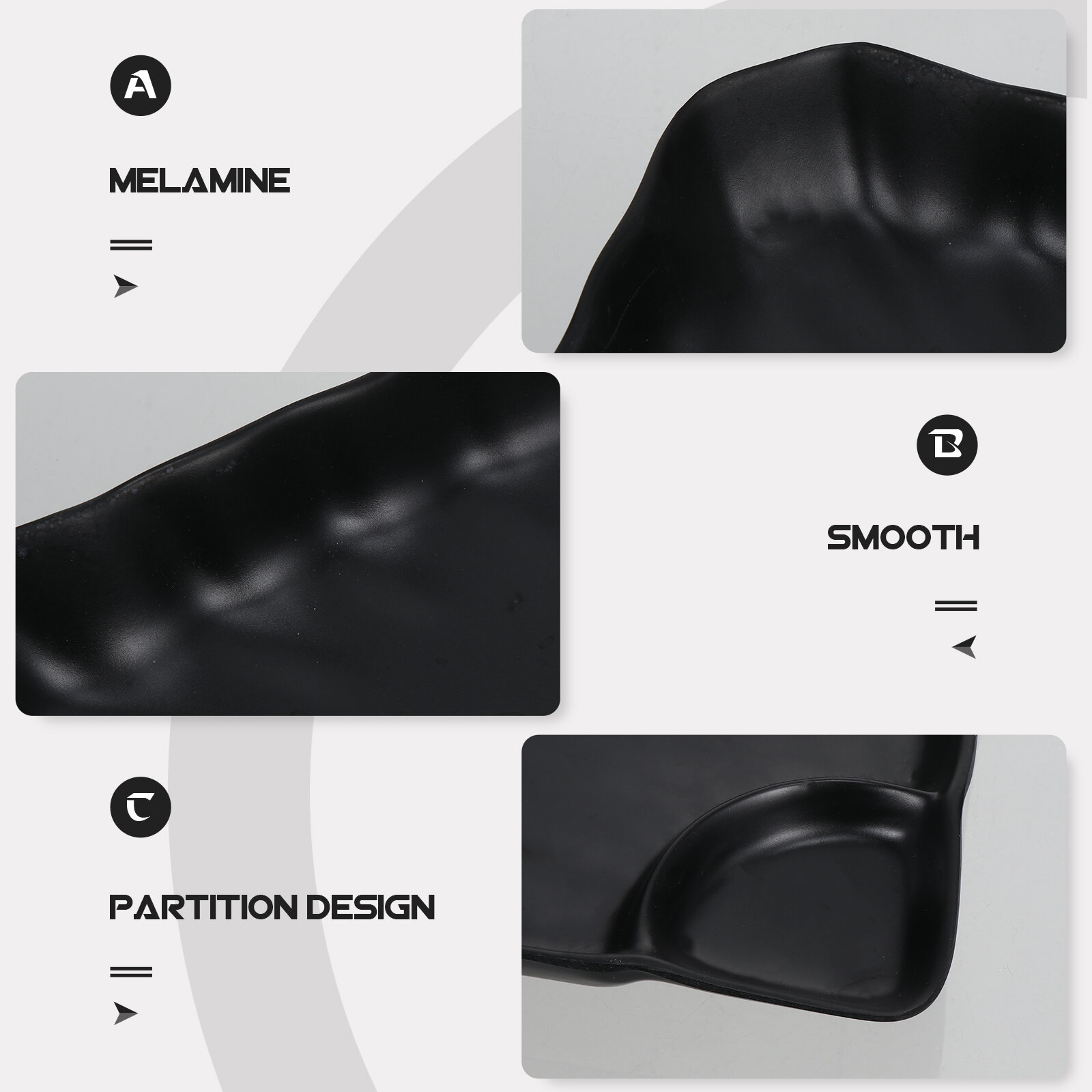Тарелка Для Пельменей 1 Шт Имитация Фарфора Подходит Для Дома Ресторана 17.5X17.5X3.5CM