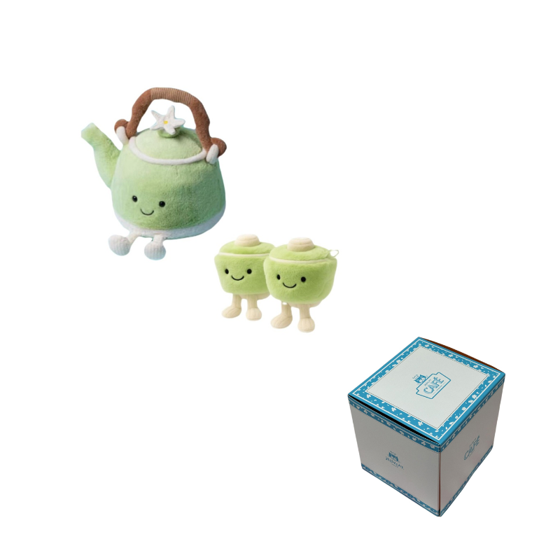 Плюшевая игрушка унисекс JELLYCAT Sprout Teapot, Teapot Tea Cup Set