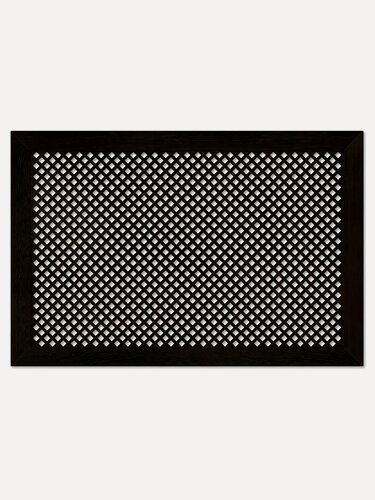 Изображение товара Экран для радиатора Стильный Дом DE LUXE Глория 900х600 мм, МДФ, цвет мокко. Декоративная панель для отопления.