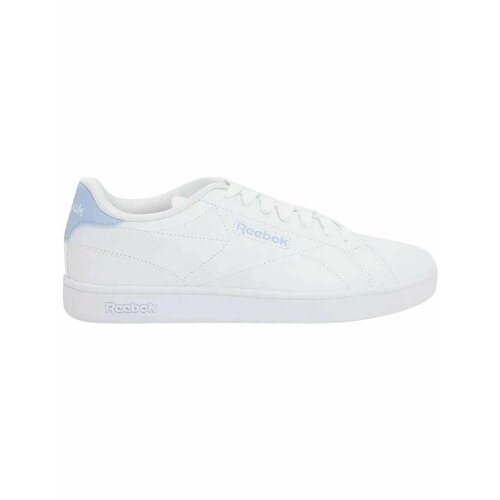 фото Кеды reebok court clean, полнота f (eu)/ на среднюю стопу, размер 6 us, белый/голубой