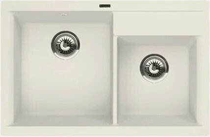 Изображение товара Мойка кухонная Florentina Касси прямоугольная, 78x51, мойка для кухни, матовая, белая, российская