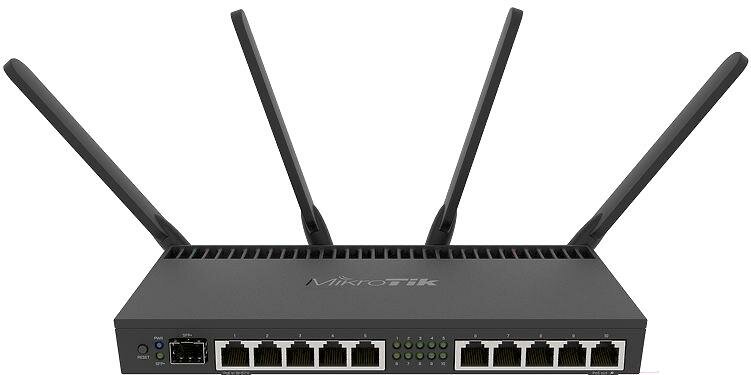 Роутер беспроводной Mikrotik RB4011iGS 5HacQ2HnD-IN AC2000