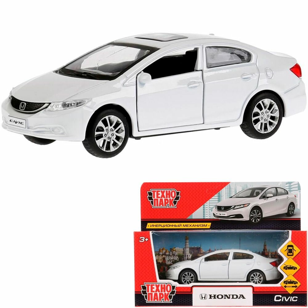Машинка Технопарк Honda Civic, белый, арт. CIVIC-WT