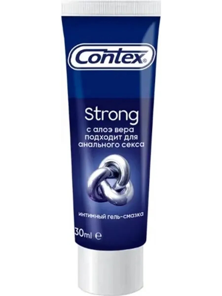 Гель-смазка Contex Strong, 30 мл, для анального секса, экстракт алоэ вера