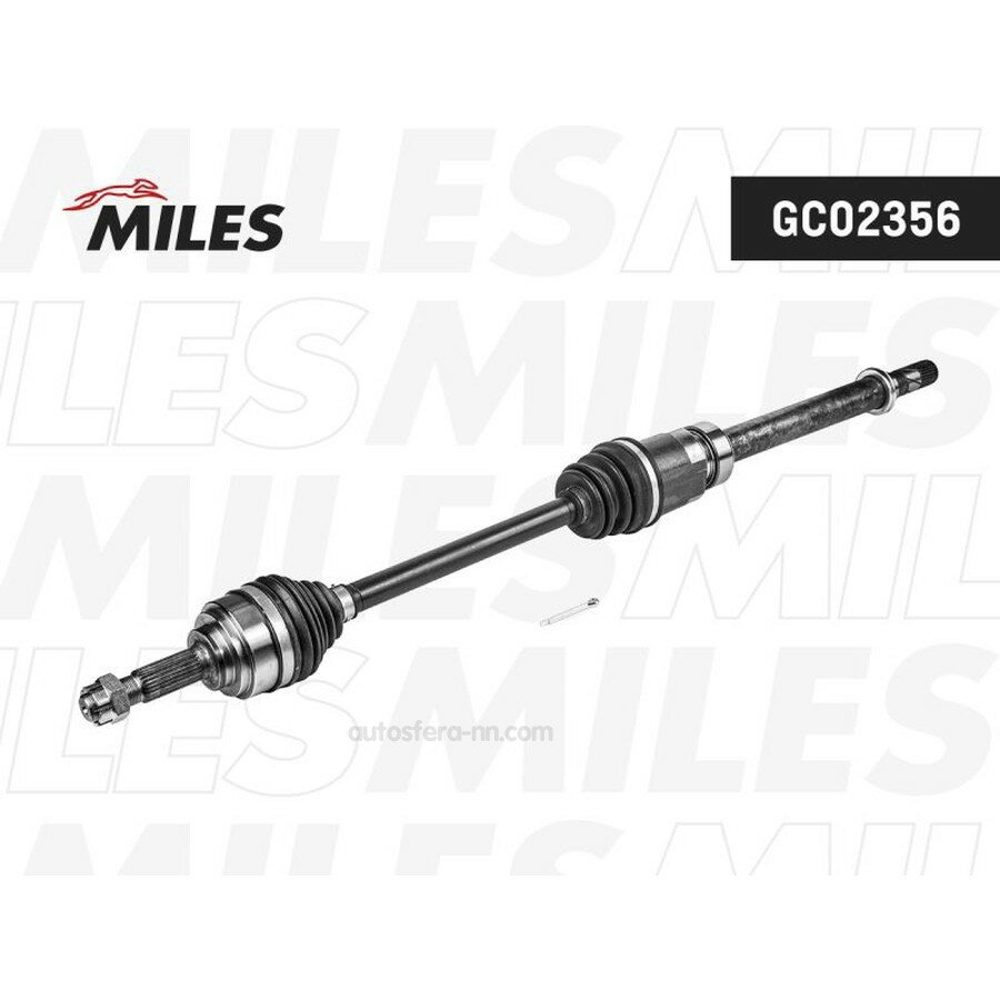 MILES GC02356 Привод в сборе NISSAN NOTE (E12) прав.