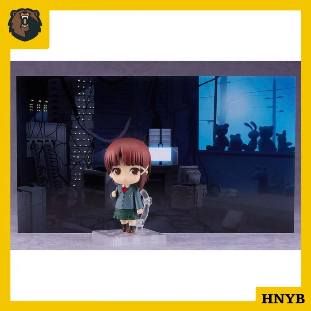 Фигурка Эксперименты Лэйн Ивакура / Serial Experiments Lain Iwakura Нендороид Подарок для фаната (10 см) 2356