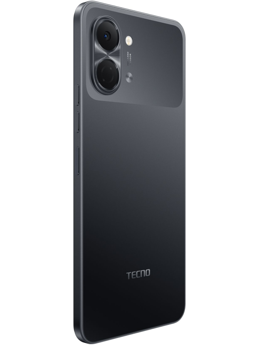 Смартфон Tecno Spark Go 3 6.75", 4/128Gb, IPS, 90Гц, 5000мАч, черный — фото 1