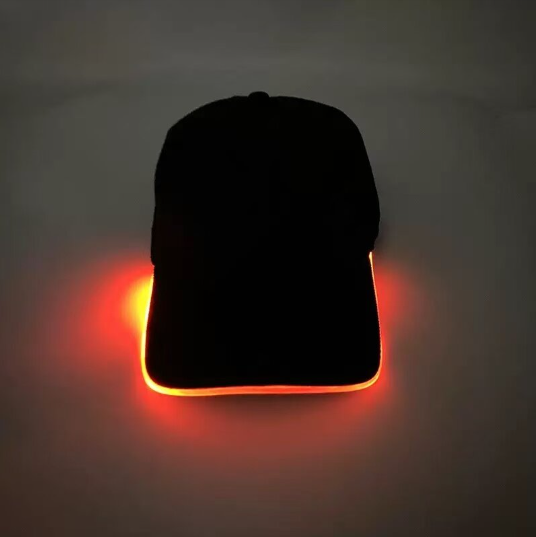 Кепка YEAHUI EL с красным светодиодным LED, универсальный размер