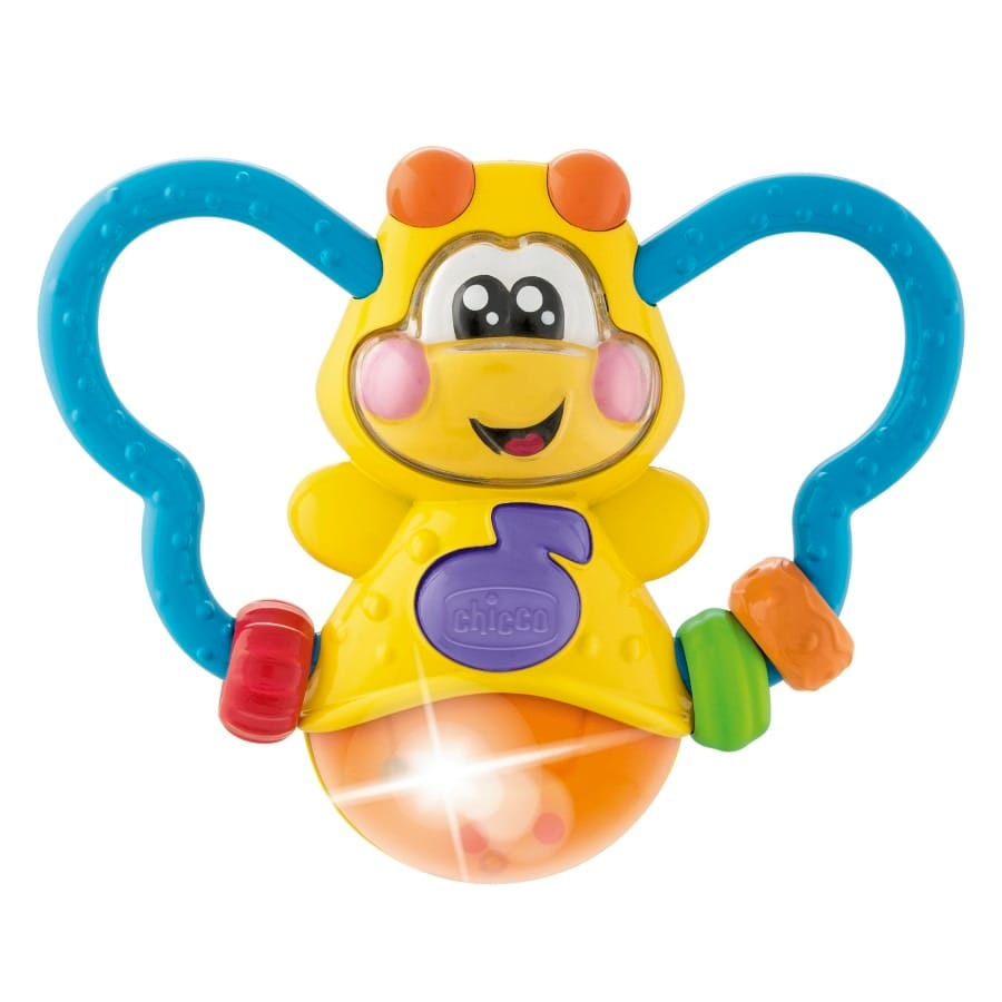 Погремушка Chicco светлячок, разноцветный