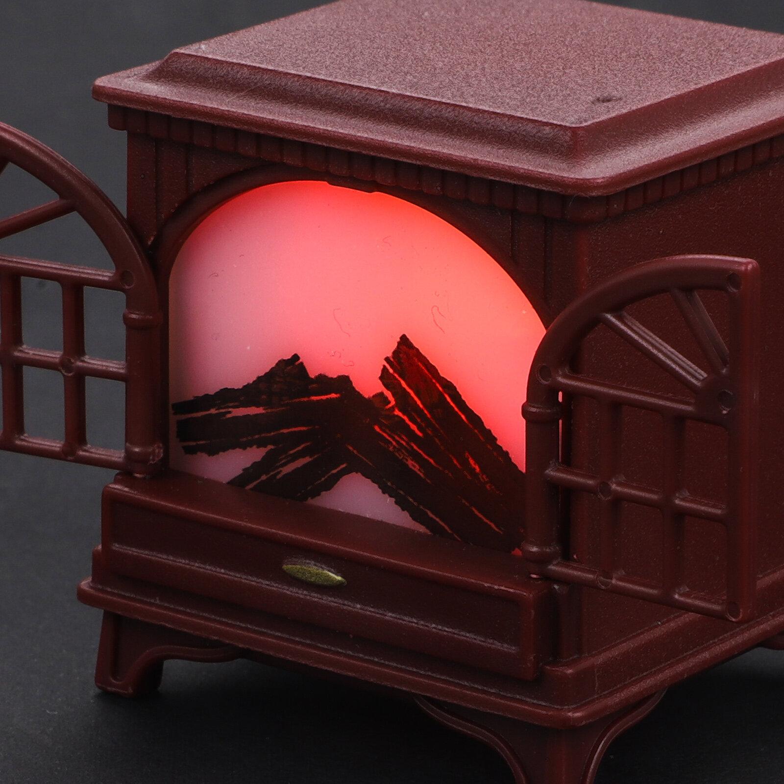 Декоративная Мини Топка Для Кукольного Домика Коричневый 4 5X4X4CM