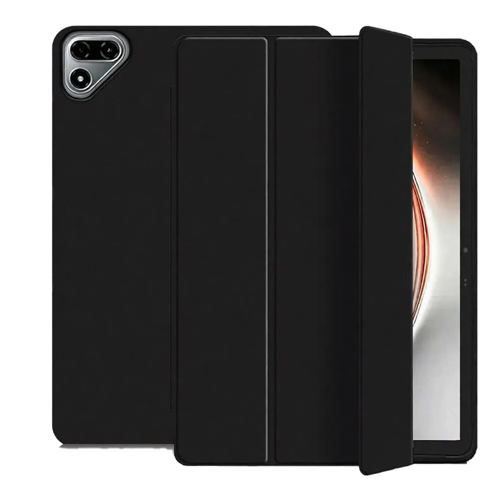 Чехол для планшета Tecno MegaPad 2 11" (10.95") 2026 (Model: T1103), экокожа, пластик, микрофибра, с функцией Wake Up, с