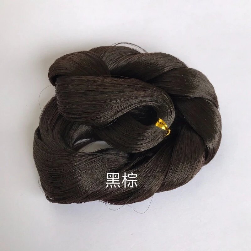 Синтетический парик для кукол BJD Bitsu Azone, конфетный цвет, 60-70 Черный, Color-21, 50g-60-70cm