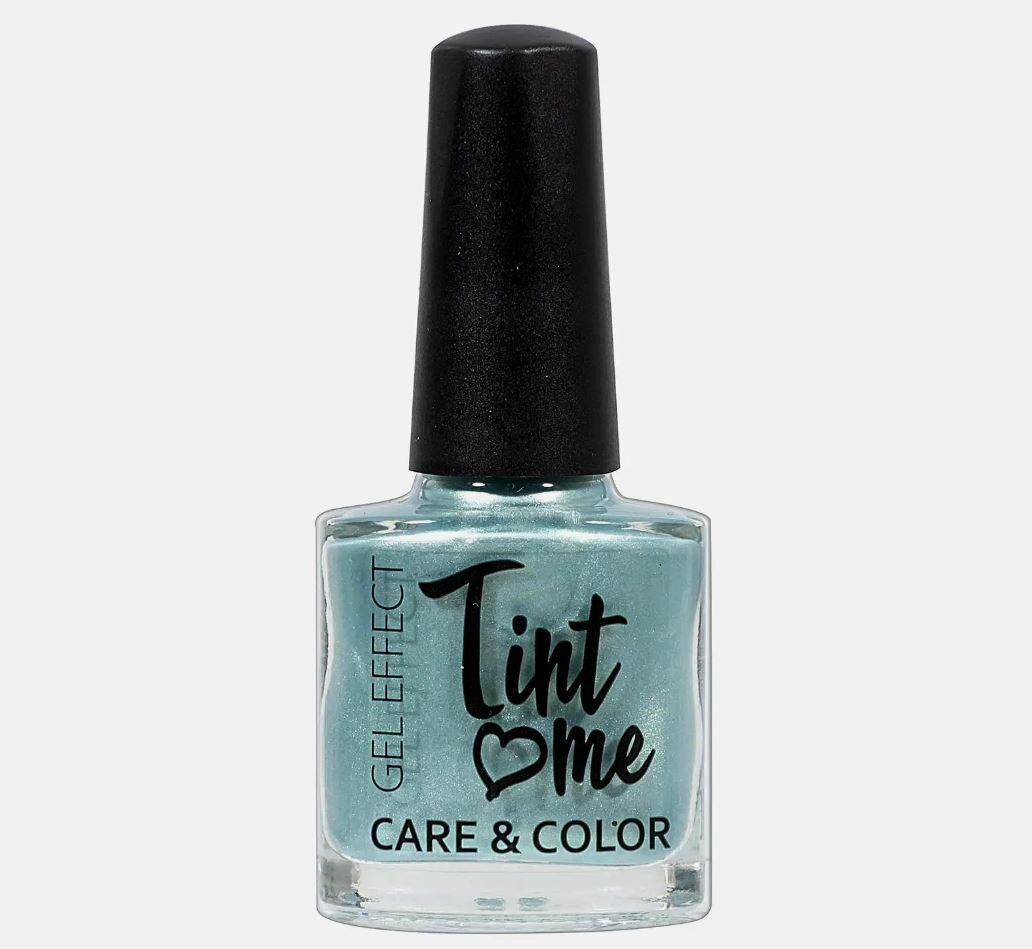 Лак для ногтей TINT ME Care&Color "Moon Glacier" тон 73, 10 мл, перламутрово-мятный