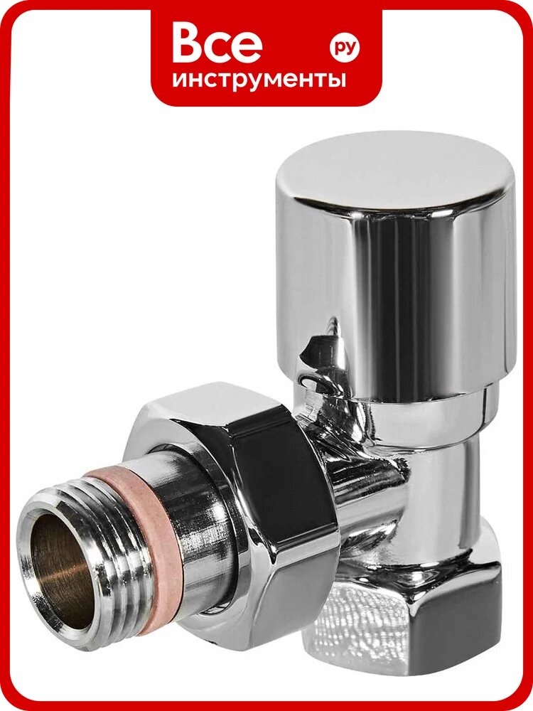 Клапан запорно-балансировочный Design хром, угловой STOUT SVLD-0002-000015C RG00943679C4HK