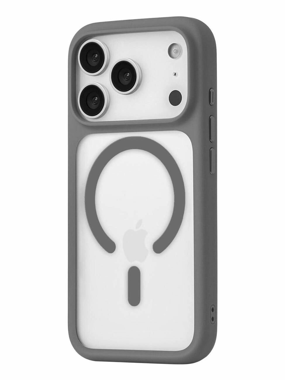 Чехол uBear Shade Case для iPhone 17 Pro MagSafe серый
