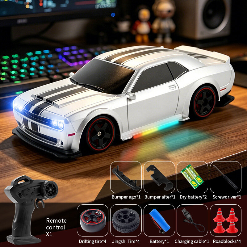 Новинка RC 4WD Супер Кар Гоночная Дрифт 1:24 Быстрая Машина С Дистанционным Управлением Игрушка Для Мальчиков Подарок