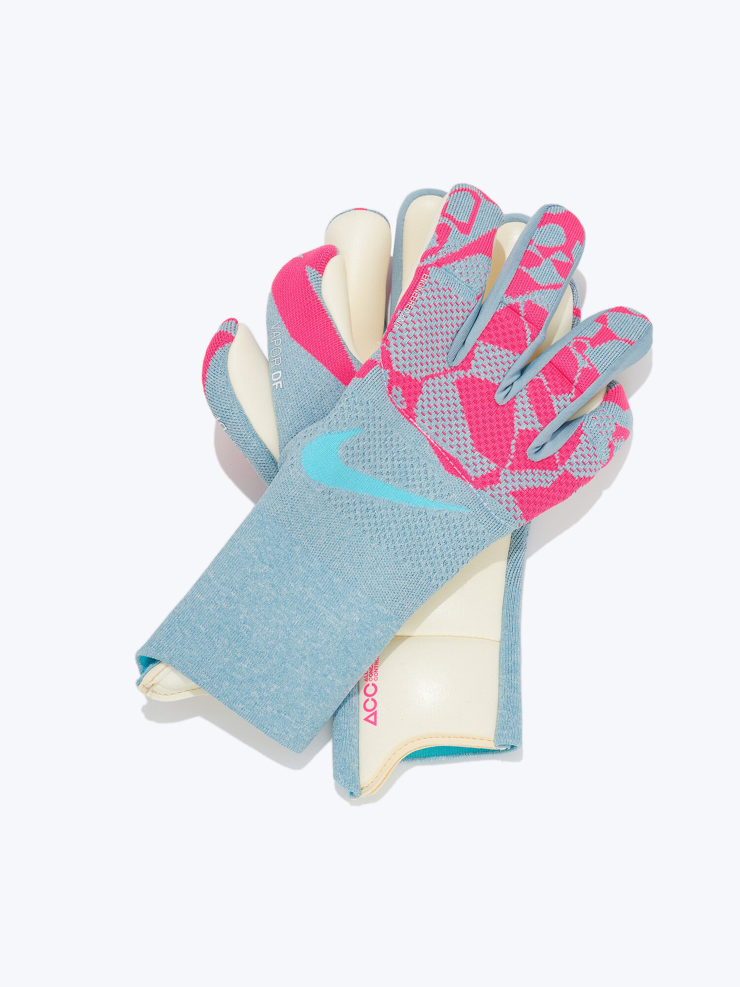 Перчатки вратарские Nike Vapor Dynamic Fit HQ0259-395, размер 9, Голубой