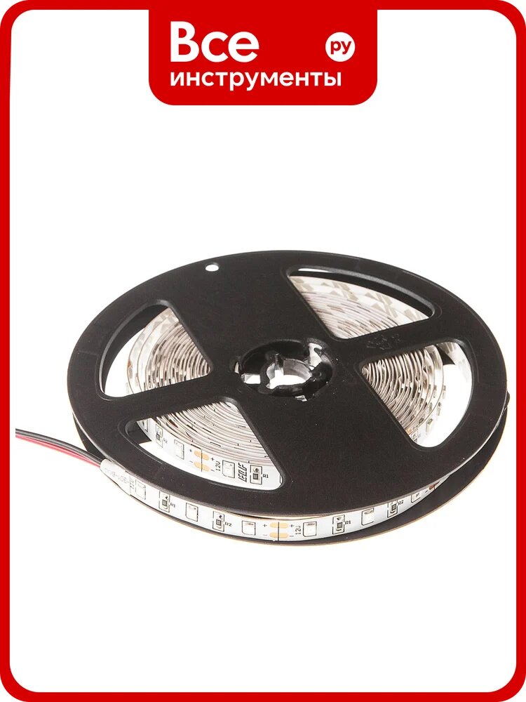 Светодиодная лента ELF 300SMD диодов 2835, 12В, 5 м, красная 300SMD2835NWR