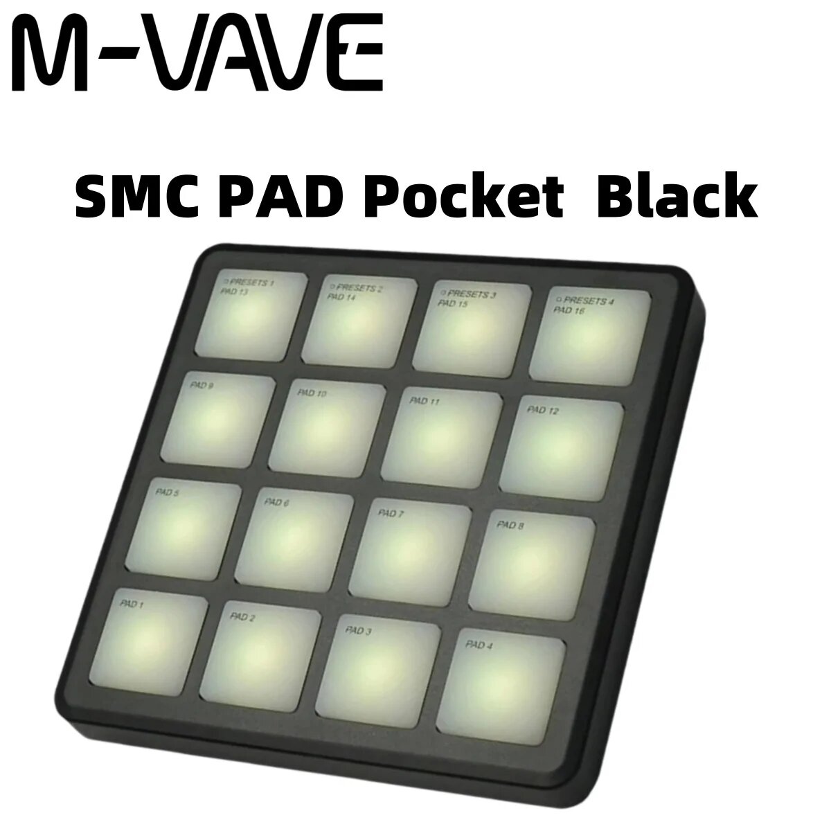 M-VAVE SMC PAD Pocket Black, MIDI-контроллер