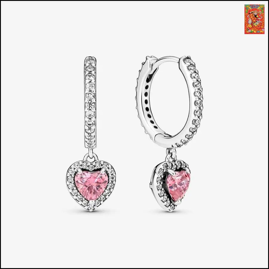 Серьги конго PANDORA, искусственный камень