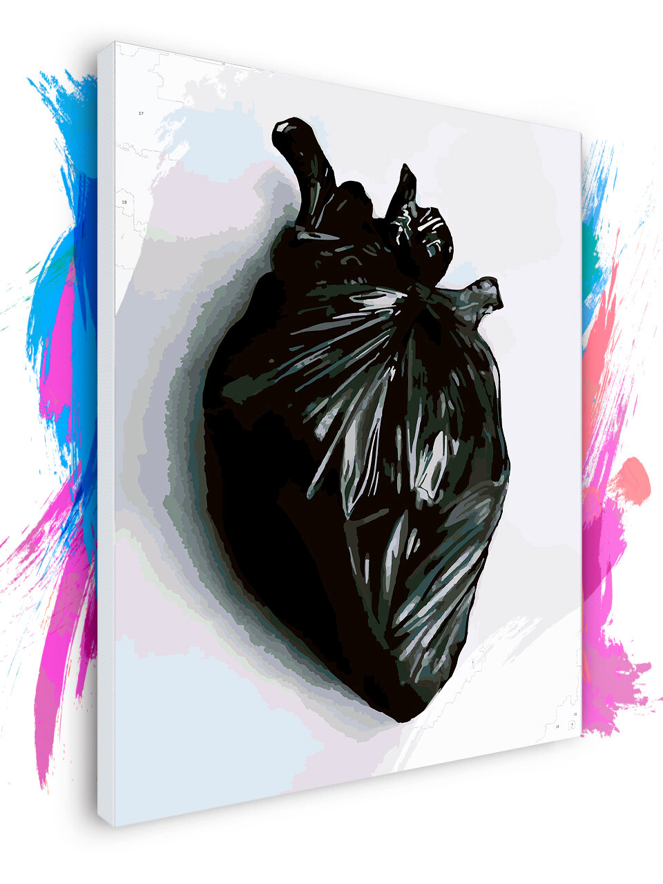 Картина по номерам на холсте Trasheart, 80 х 100 см