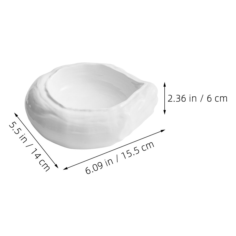 Ваза Для Фруктов И Салатов Из Керамики Серебристый Цвет 15.50X14.00X6.00Cm