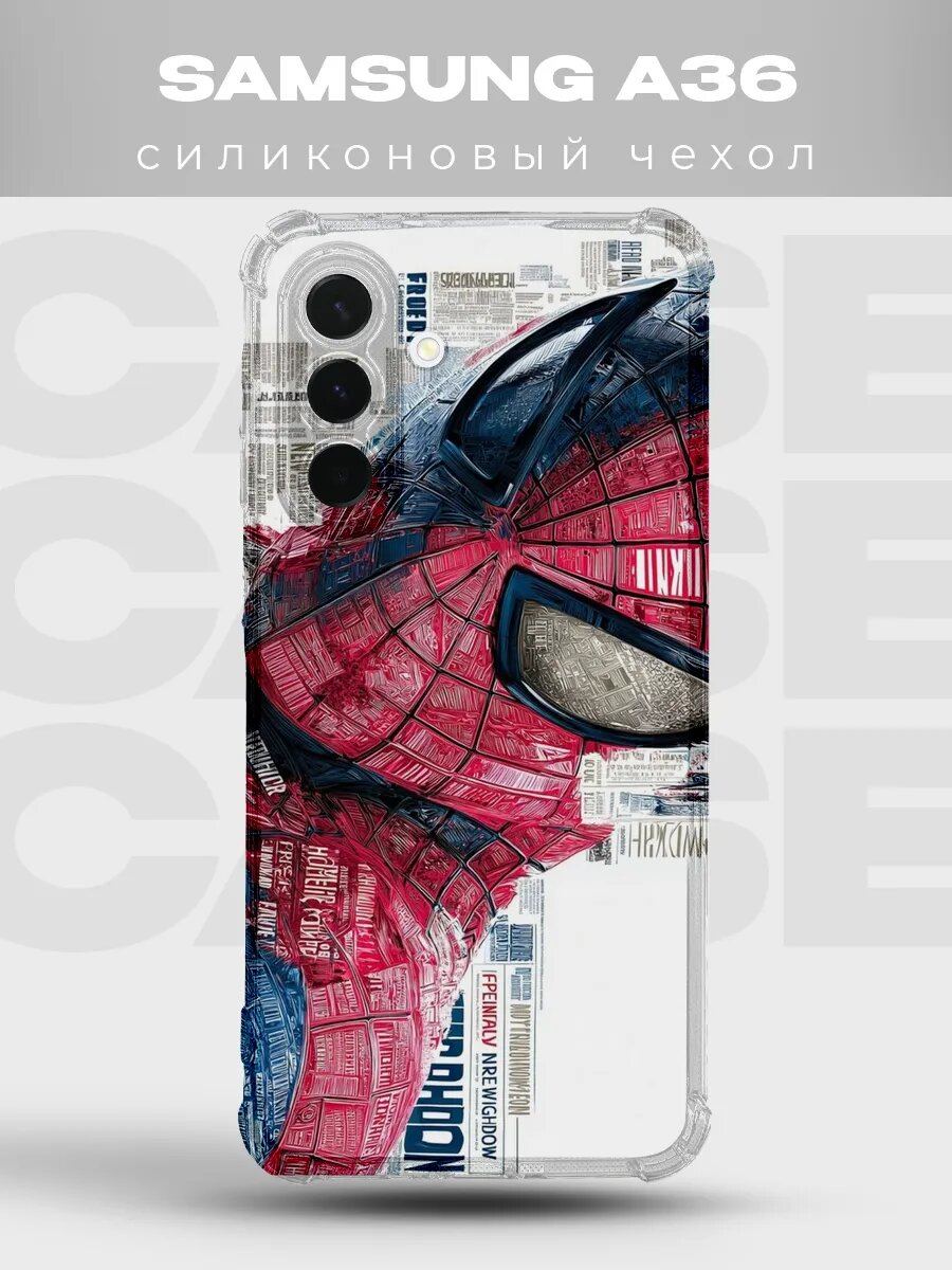 Чехол на Samsung A36 Человек-паук комикс spider man марвел