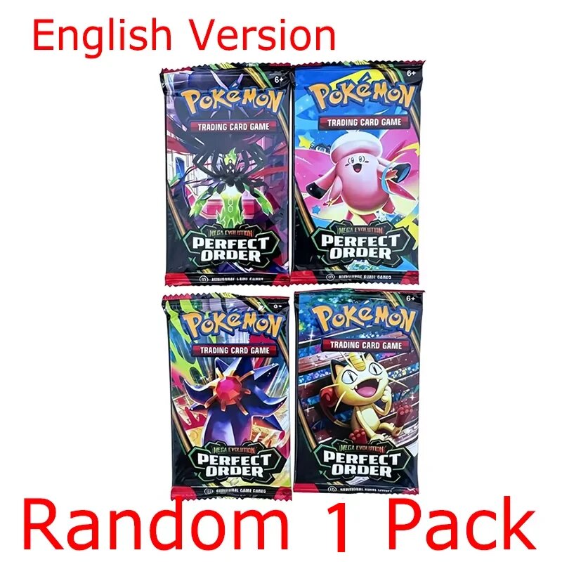 Коллекция карт Pokemon Mega Evolution Bandai Random 1 Pack