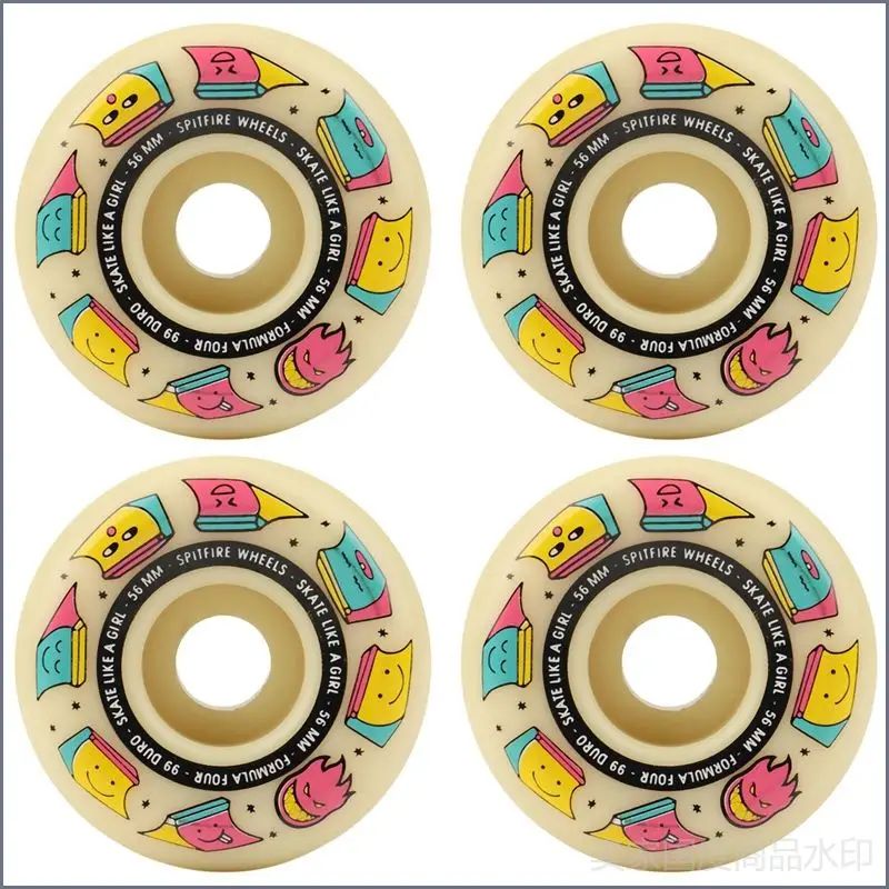 Колеса Spitfire Wheels для уличной чистки Колесо для танцевальной доски Spitfire 56 мм