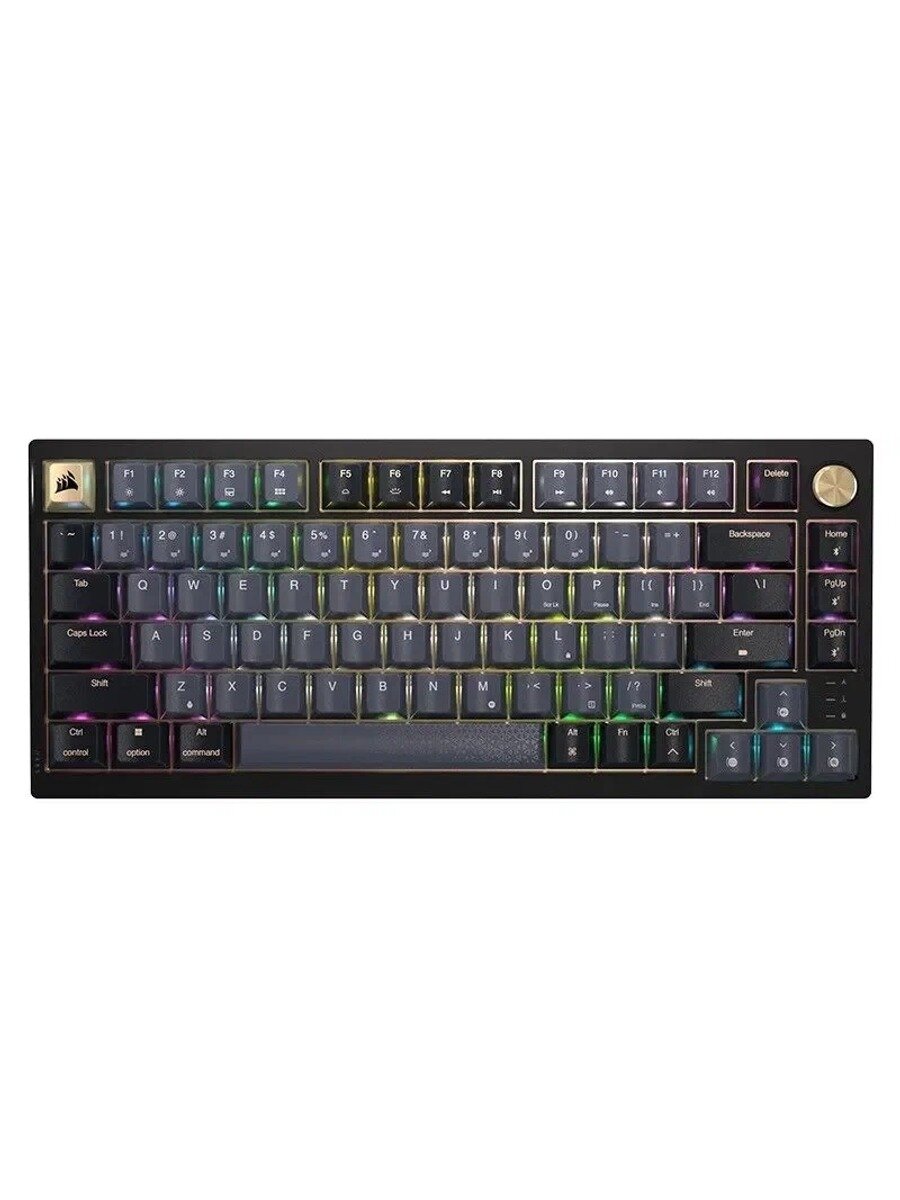 Corsair Игровая клавиатура беспроводная , (Cherry MX RGB Red), Английская раскладка, черно-серый