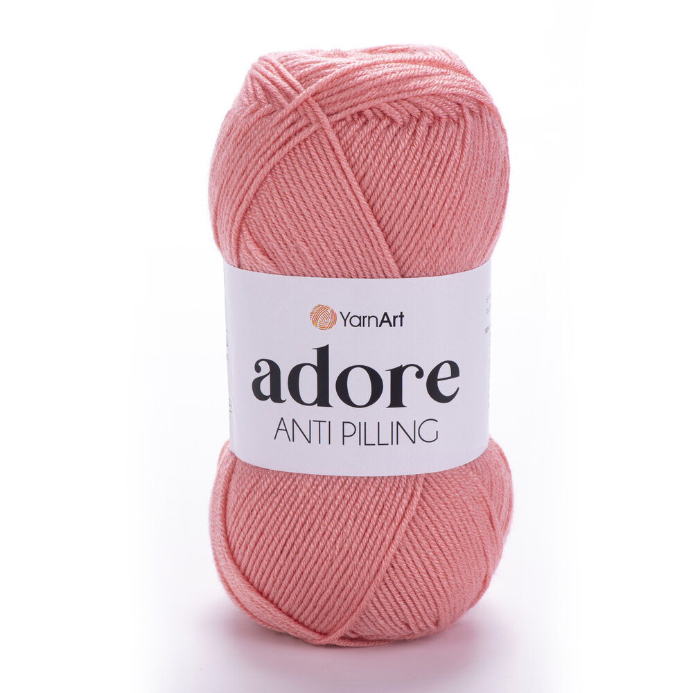 Пряжа для вязания YarnArt Adore 366 яркий коралл 100 гр/280 м 100% антипилинг акрил