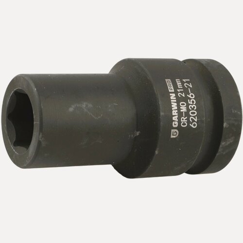 Изображение товара GARWIN PRO 620356-21 Головка, 1", 21 мм, торцевая, 6-гранная, ударная, глубокая