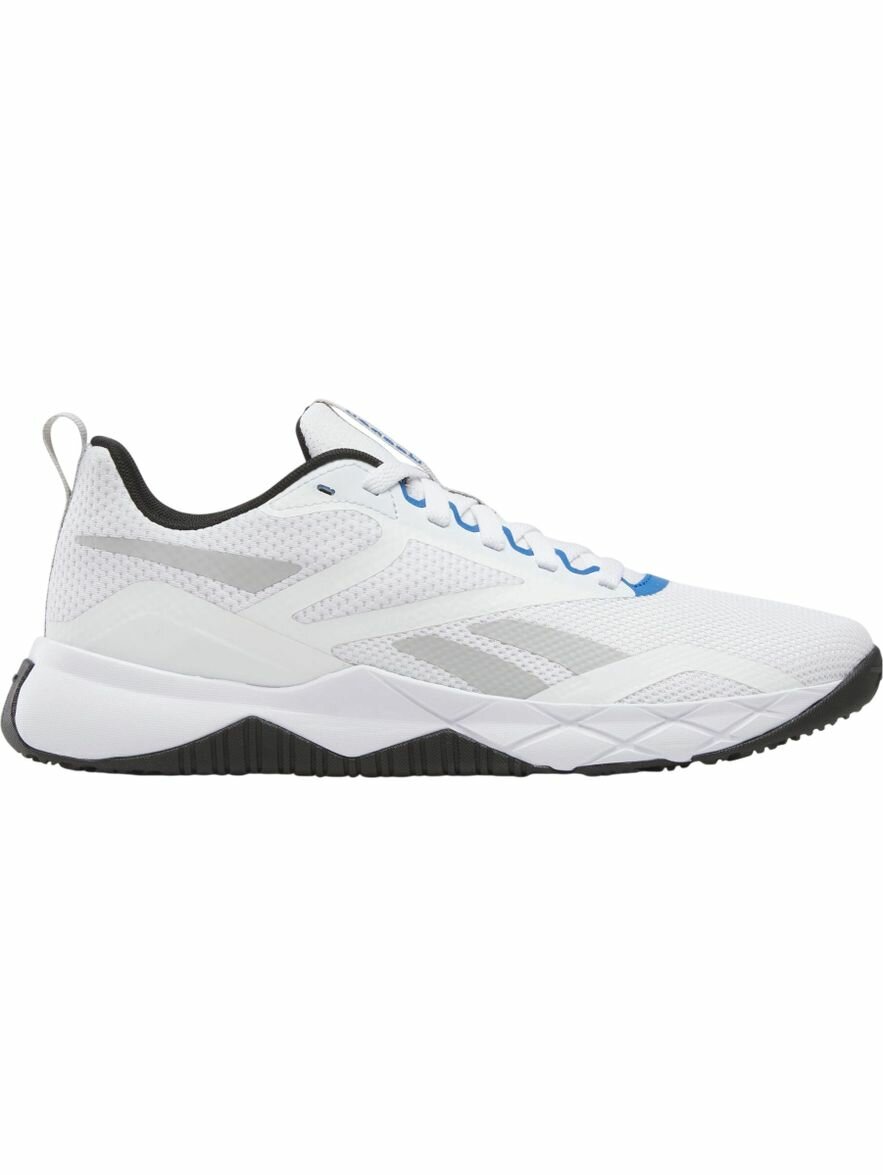Кроссовки Reebok NFX Trainer, полнота F, размер 10,5 US, белый/черный/голубой