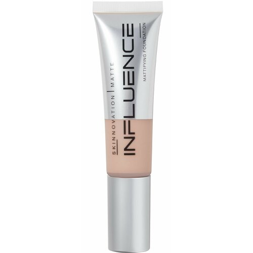 фото Influence beauty тональная основа для лица тон 04 светлый загар skinnovation matte mattifying foundation матирующая
