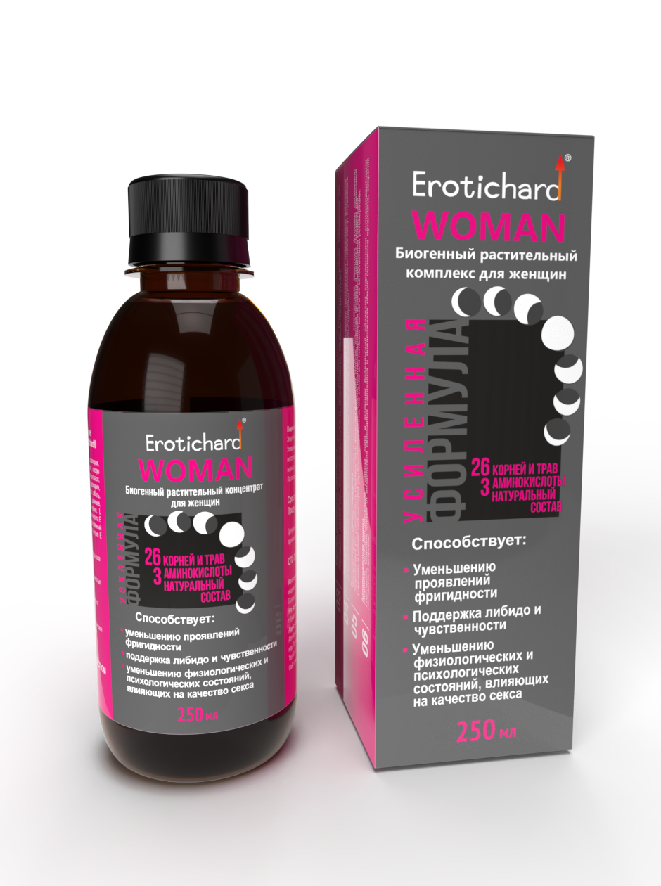 Erotic hard WOMAN - сироп для женщин для повышения либидо и сексуальности, 250 мл
