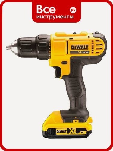 Изображение товара Дрель-шуруповерт DEWALT 2.0 Ач DCD771D2