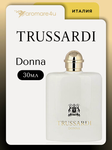 Изображение товара Духи женские. Парфюмерная вода Trussardi Donna. Для женщин. 30 мл.