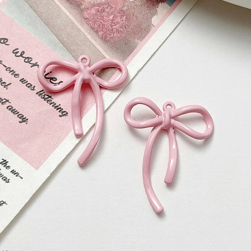 Подвески бантики Pink, SMI Fine