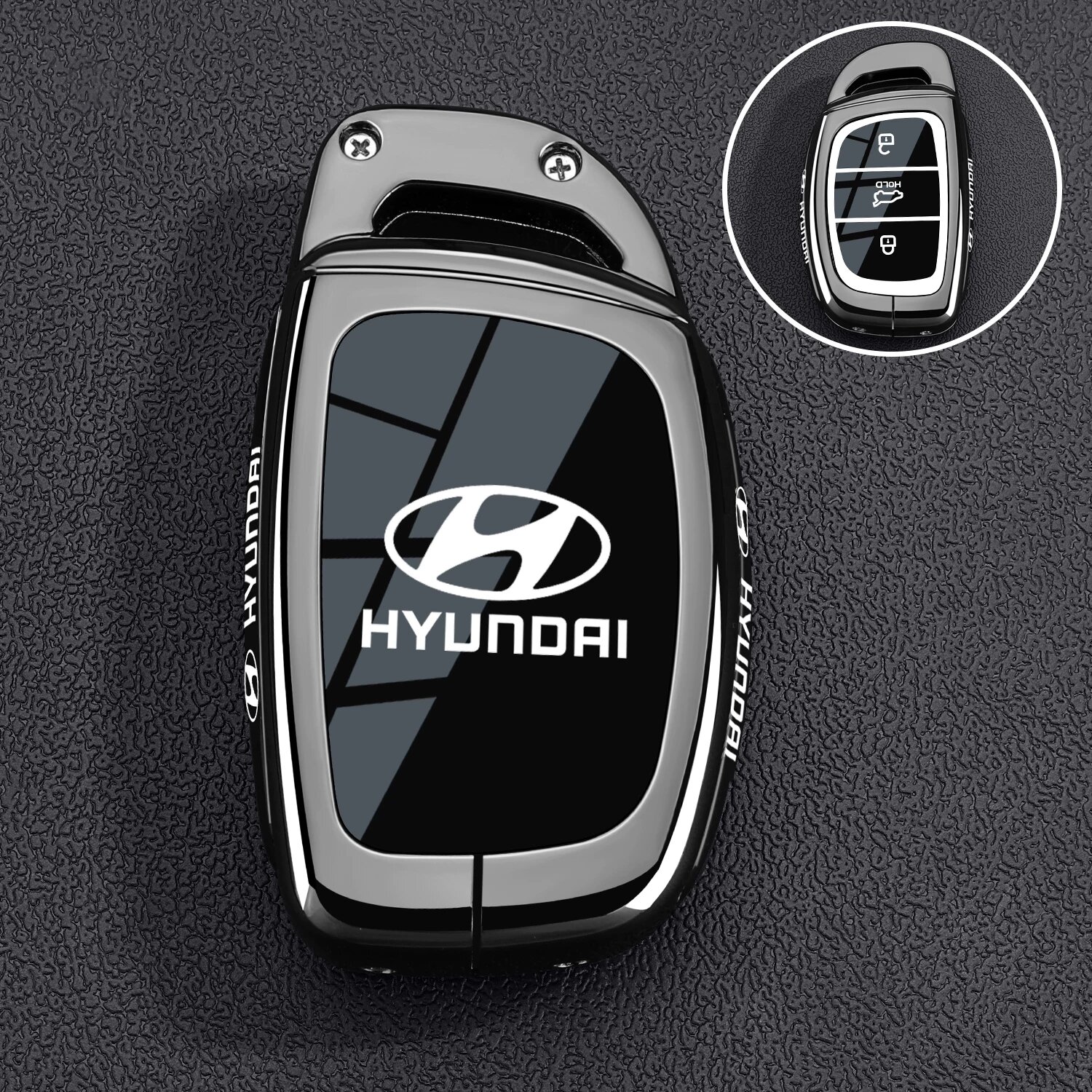 Ключевой браслет Hyundai B-Style с одинарной оболочкой для моделей Ix35, Elantra, Tucson