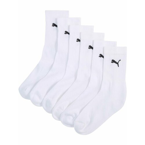 фото Носки puma junior sport socks women 3p, размер 3538, белый