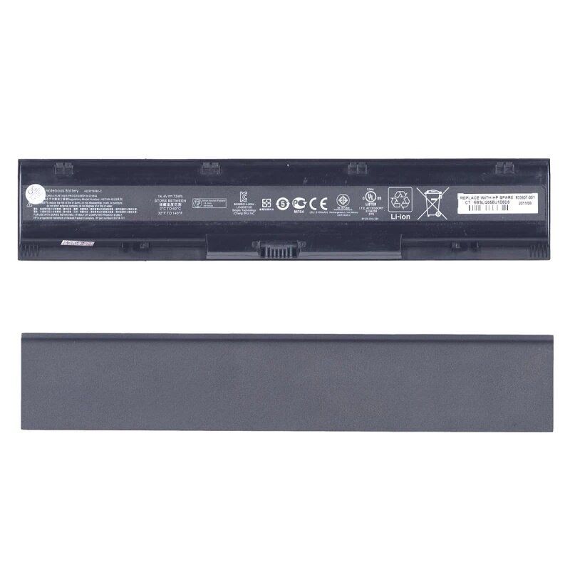 Аккумуляторная батарея для ноутбука HP ProBook 4730s 4740s (HSTNN-IB2S) 14.4V 73Wh черная