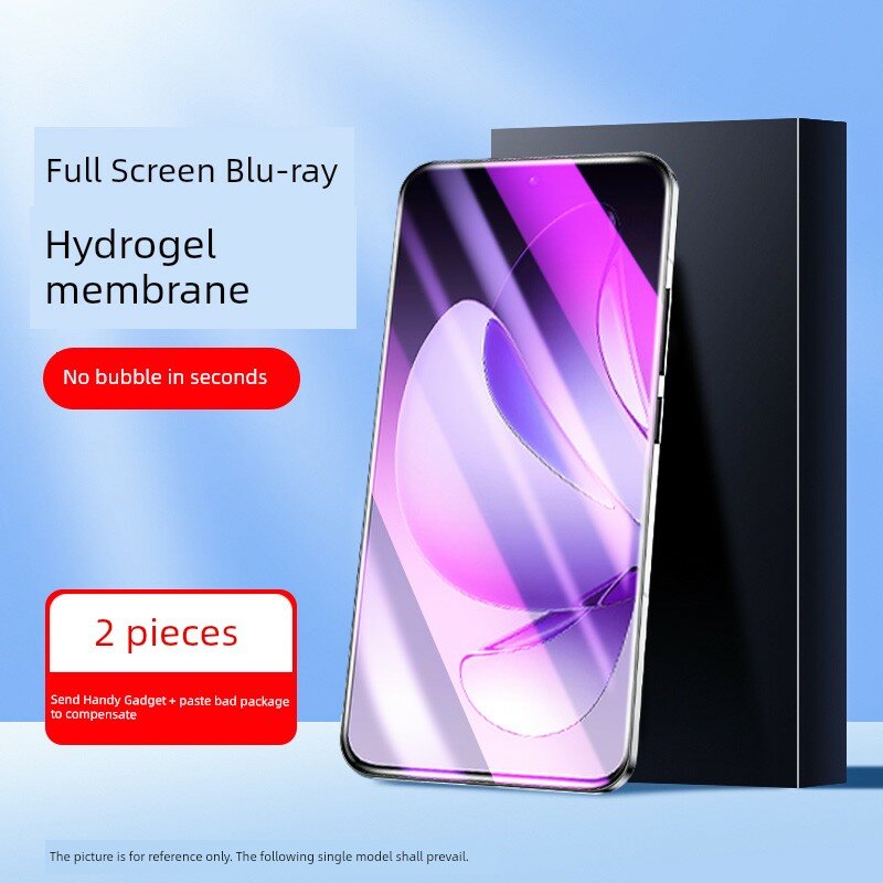 OPPO Reno13 Квантовая Водная Гелевая Защитная Пленка Фильтр Синего Света 2 Шт Защита Устройства