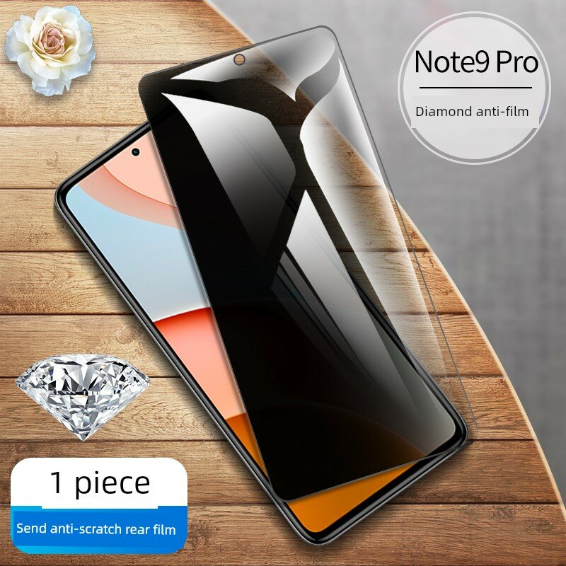 Защитное стекло для Redmi Note 9 Pro с защитой от просмотра, 1 шт, для мобильного телефона