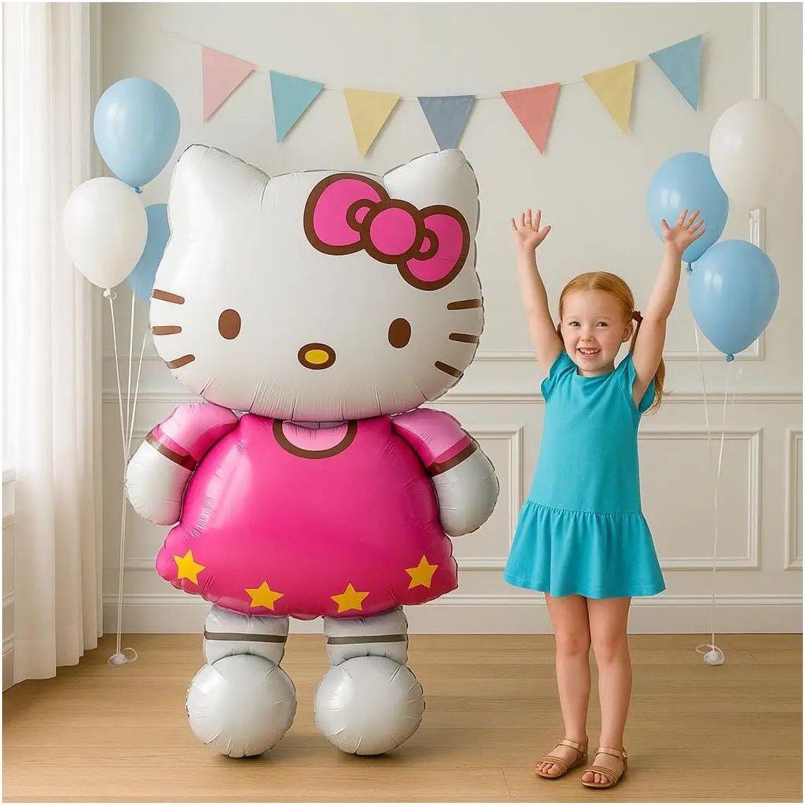Эксклюзивный шар Hello Kitty, 116х66 см