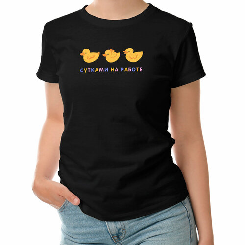 фото Футболка roly, размер s, черный