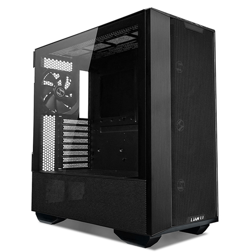 LIAN LI Lancool III Black, Medium Case: E-ATX (under 280mm), ATX, Micro-ATX, Mini-ITX, 2xUSB 3.0, 1xUSB Type C, 1xAudio, Included Fans: 3x140mm PWM (2 bad pack sst ml08b h milo slim htpc mini itx computer case with handle black