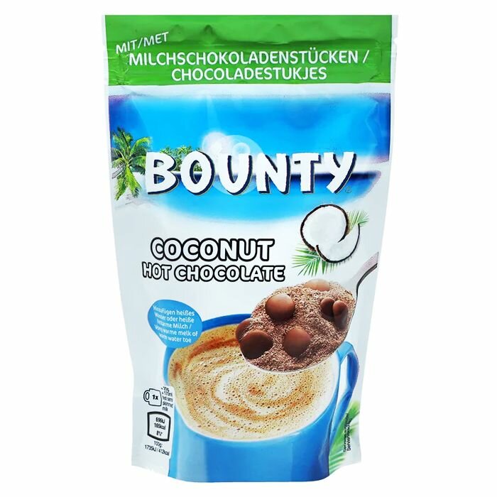 Горячий шоколад Баунти (Bounty Coconut Hot Chocolate) (Германия), 140 г