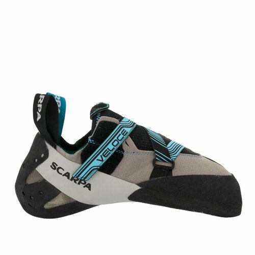 Скальные туфли Scarpa Veloce Wmn Light Gray/Maldive (EUR:36,5) серый, черный, серый, размер 35.5, 22.5